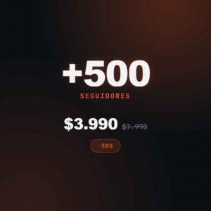 Instagram Seguidores 500