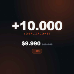 TikTok Vistas 10000